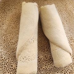 A picture of Injera.