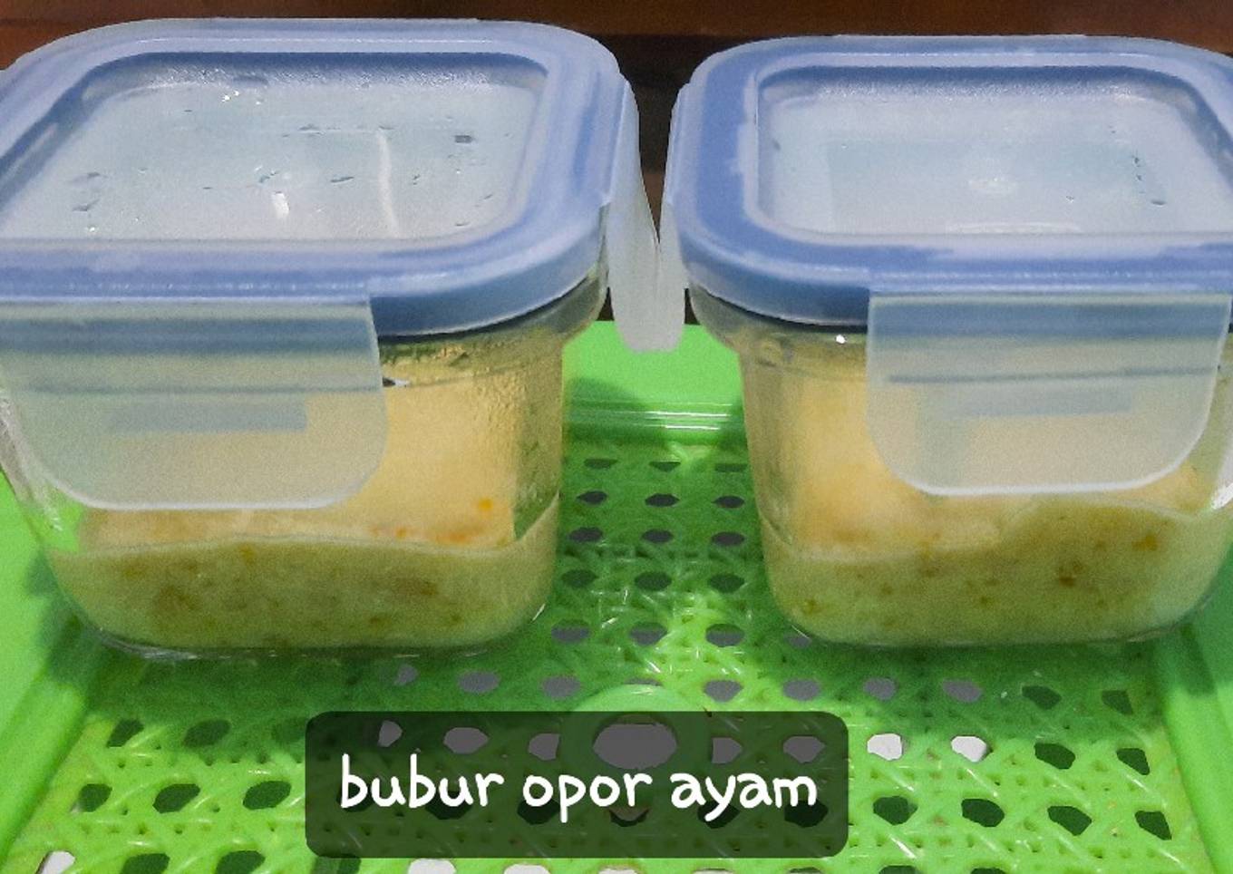 Bubur opor ayam slowcooker (MPASI) #6m+