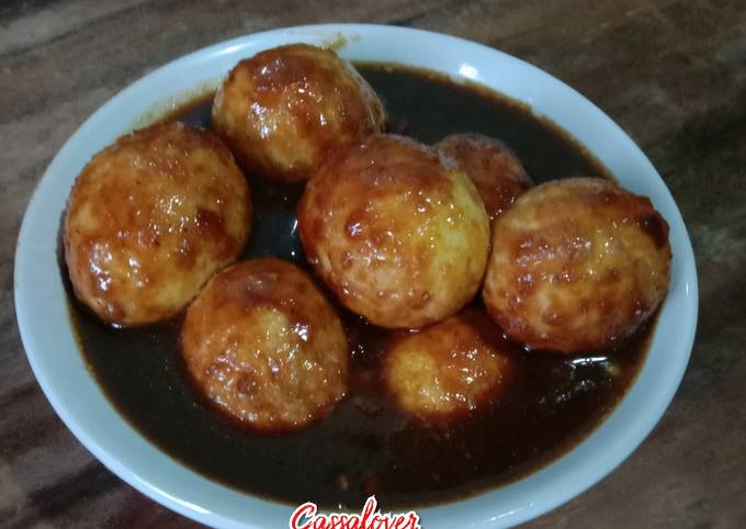 Ini dia! Resep memasak Telur Bumbu Petis  spesial
