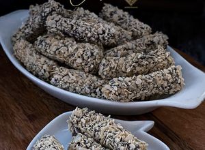 Gambar Biskut Jejari Coklat (biskut 3 bahan)