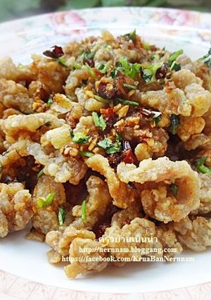 รูปของ หมูคั่วผักชีพริกแห้ง