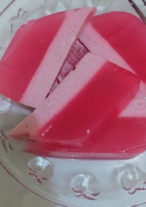 Foto resep Agar agar santan plus susu