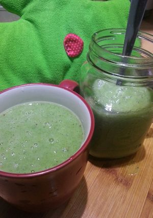 Foto resep Jus kiwi pak choy pisang