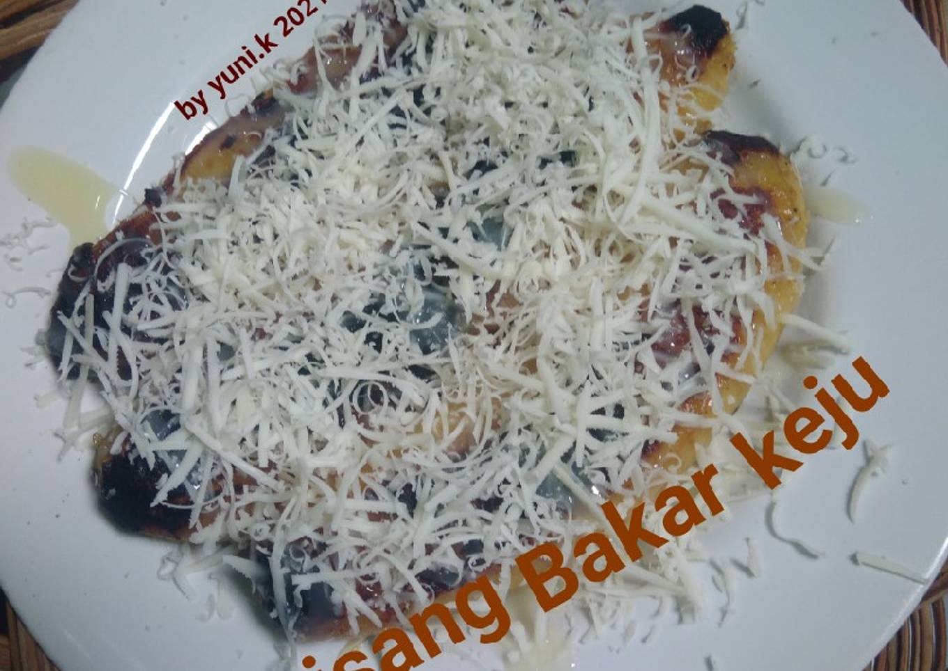 Pisang bakar keju