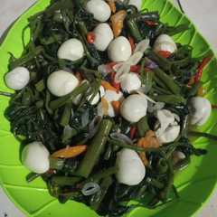 Tumis Kangkung Telur Puyuh-レシピのメイン写真