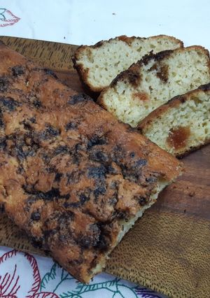 Una foto de Budín húmedo de manzana
