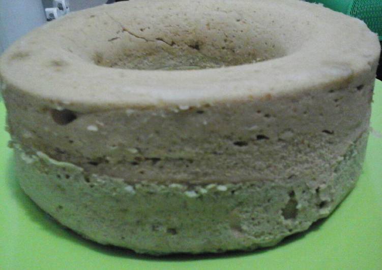 Bolu Kukus Ubi Jalar + Pandan