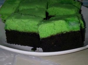 Foto resep Brownies kukus melon selai strawberry