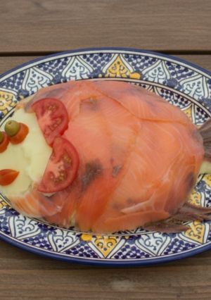 Una foto de Pastel Fresco de Patata y Salmón