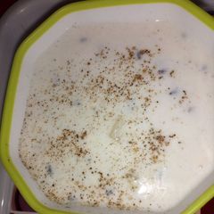 A picture of Potato rayta.