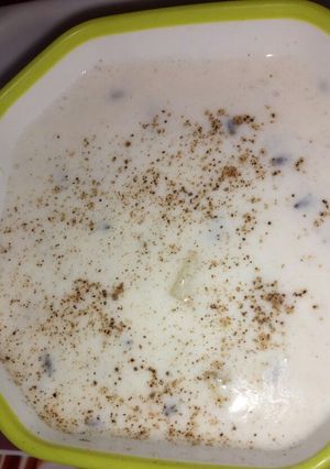 A picture of Potato rayta.
