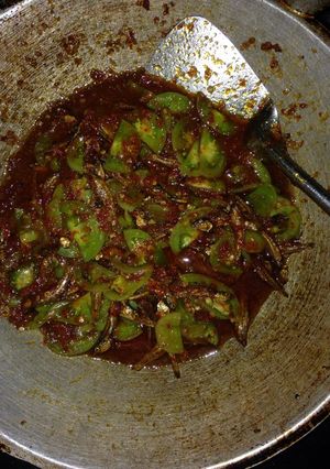 Foto resep Sambel teri tomat ijo