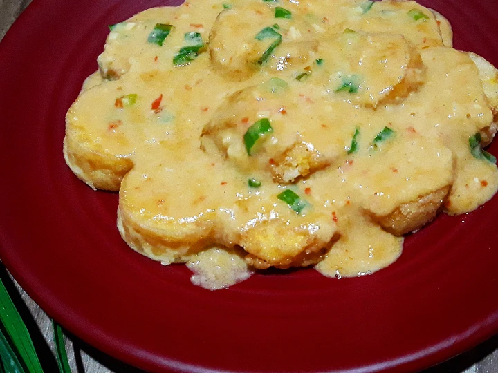 Langkah Mudah untuk Membuat Resep TOFU SAUS TELUR ASIN ~ yang Sempurna Anti Ribet, Bisa Manjain Lidah
