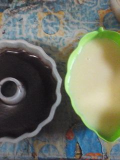 Foto resep Puding Coklat & Vla