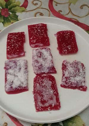 صورة لوصفة مكعبات المهلبيه بجوز الهند