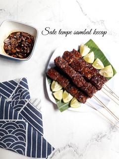 Foto resep Sate tempe sambal kecap