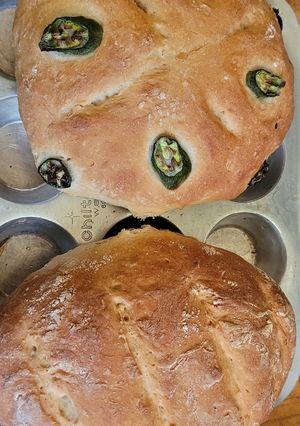 A picture of No Knead Bread (No Dutch Oven Needed).