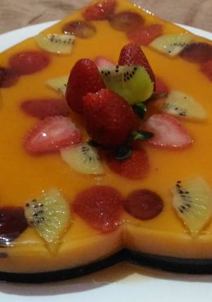 Foto resep Puding buah segar