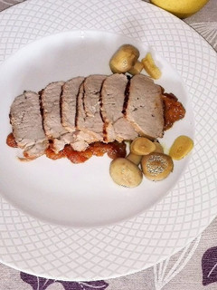 Foto principal de Solomillo con crema de manzana