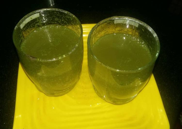 Step-by-Step Guide to Make Homemade Lime soda with mint