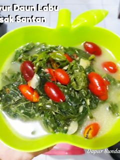 Foto resep Sayur Daun Labu Masak Santan