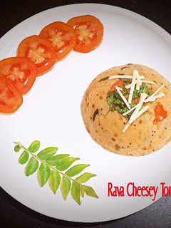 રવા ચીઝી ટોમેટો ઉપમા (Rava Cheesy Tomato Upma Recipe In Gujarati) રેસીપી મુખ્ય ફોટો