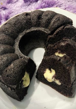 Foto resep Bolu Ketan Hitam Keju Lumer