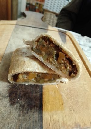 Una foto de Empanadas Integrales Vegetarianas de Calabaza y Berenjena