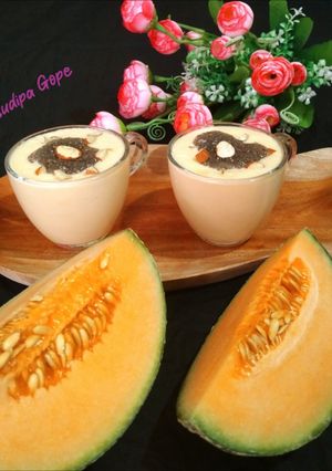 A picture of Musk Melon Shake.