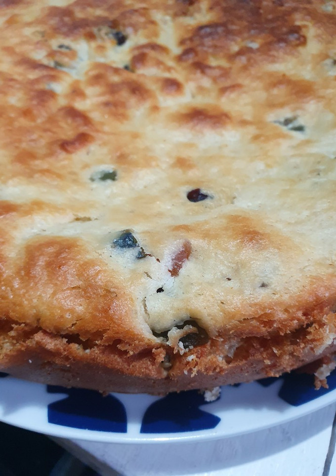 Una foto de Pan Dulce sin amasar