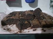 Gambar fudgy brownis takaran sendok