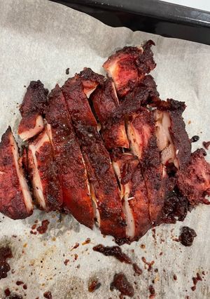 Foto resep Ayam Panggang Merah/Charsiu Halal