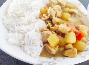 Una foto de Curry japonés