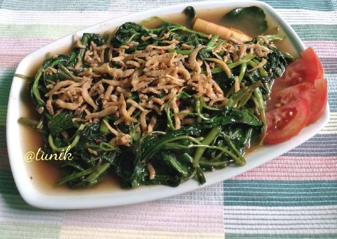 Panduan Masakan Resep Tumis Kangkung Teri Asin