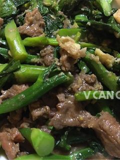 牛肉芥蘭 的食譜成品照片
