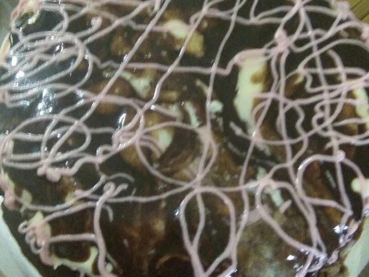 Cara Sederhana Membuat Resep  Mocca Coklat layer keju - kue ultah utk mama yang Lezat, Menggugah Selera