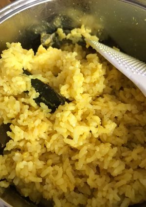 Foto resep Nasi kuning VCO tanpa santan