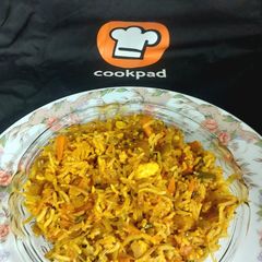 PULAO from LEFTOVER VEGETABLE JALFREZI A picture of PULAO from LEFTOVER VEGETABLE JALFREZI.