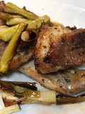 Conejo con ajetes en Airfryer Cosori