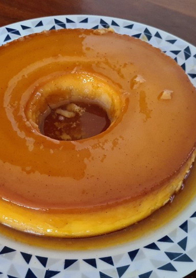 Una foto de Flan de leche!