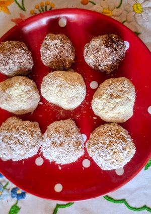 Almáspite-golyó: egyszerűen, sütés nélkül készül 🍏🍎🍏 recept fotója