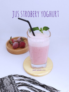 Foto resep Jus Stroberi Yoghurt