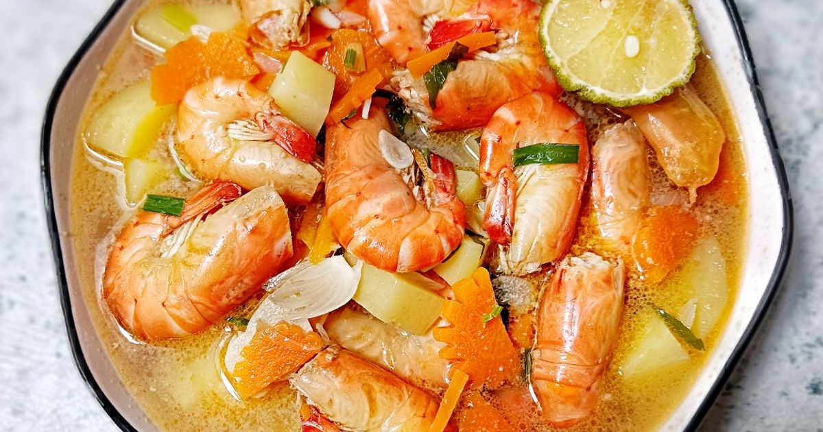 Hundang Jarang Manis || Udang Rebus Manis