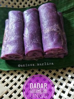 Foto resep Dadar Gulung Ubi Ungu (No Amis)