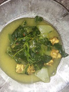Foto resep Sayur Bobor Bayam tempe