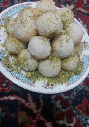 صورة لوصفة كرات جوز الهند