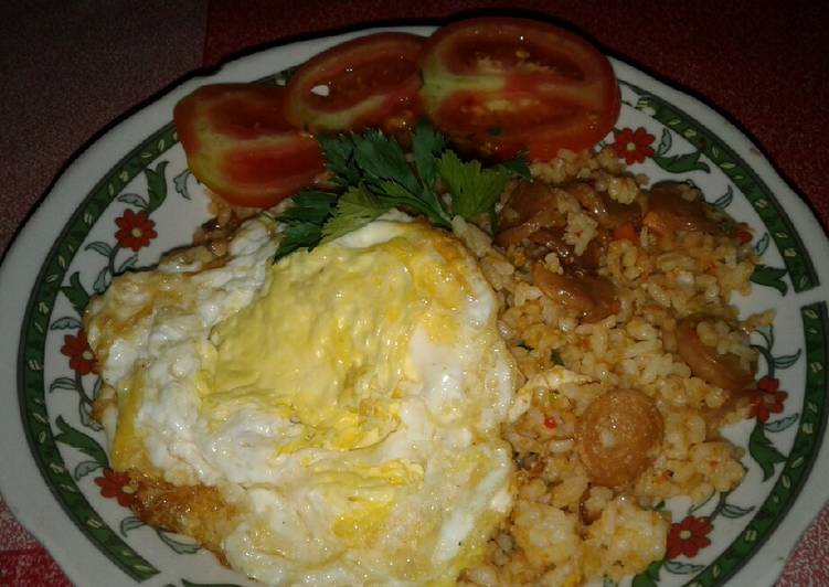 Nasi Goreng Sosis Pedas #BikinRamadhanBerkesan