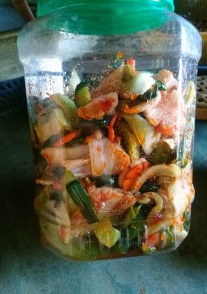 Hình của món Kim chi việt nam.