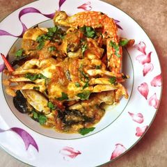 A picture of Crab Curry.