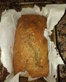Budín de banana y café